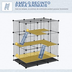 Recinto Metálico para Animais de Estimação DIY Recinto para Pequenos A