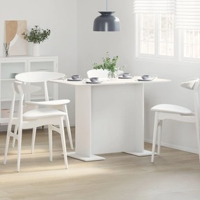 Mesa de Jantar vidaXL Branca 110x60x75 cm Madeira Engenharia