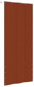vidaXL Tela de varanda 100x240 cm tecido oxford terracota