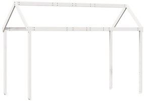 Telhado de cama infantil 217x95,5x159 cm pinho maciço branco