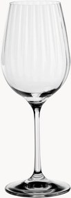 Copos de vinho branco em cristal Waterfall, conjunto de 12