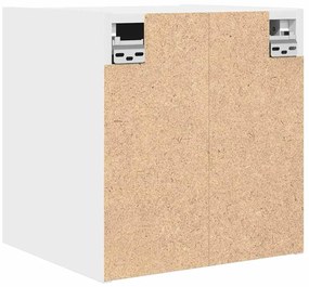 Mesas de cabeceira de parede 2 pcs 38x34x40cm branco