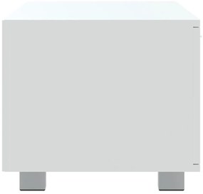 Móvel de TV 140x40,5x35 cm derivados de madeira branco