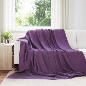 vidaXL Cobertores de Sofá 24 pcs Roxo 240 x 220 cm Lã