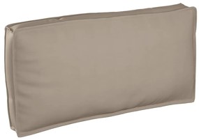 vidaXL Capa de Palete pra Assento/Encosto Taupe 120x60x12 cm em Tecido Oxford.