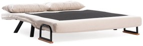 Sofá-Cama de 2 Lugares Sando – Creme – 175 cm x 133 cm