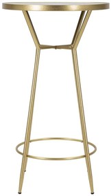 MESA DE BAR Ø 60X105 CM DOURADA