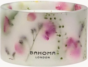 Vela perfumada artesanal com trĂŞs pavios Botanica (pera, Ăris, rosa)