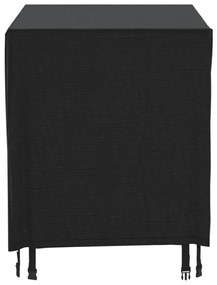 Capa p/ mobiliário jardim 140x70x90 cm impermeável 420D preto