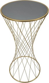 MESA TORRE NOVA Ø 50X100 CM DOURADO