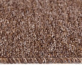 Tapetes de Escada vidaXL com Fundo de Látex Castanho 20x75 cm