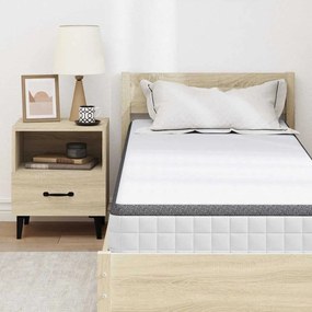 Colchões Branco, Cinza 80 x 200 cm Tecido Tricotado