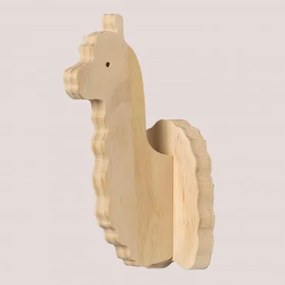 Cabide De Parede Em Madeira Pypa Kids Llama - Sklum