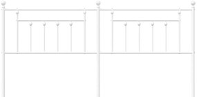 Cabeceira de cama 193 cm metal branco
