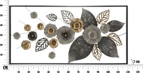 MOLDURA DE PAINEL 3D DE FERRO DE PAREDE PLUS CM 120X7X59 MULTICOR