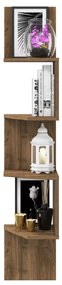Prateleira de Parede Desaldo – Nogueira – 29,6x29,6x155,2 cm
