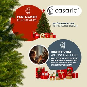 Árvore de Natal artificial de 180 cm Verde
