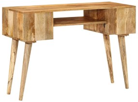 Secretária com gavetas 110x47x76 cm madeira de mangueira maciça