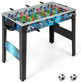 Mesa de matraquilhos infantil Estável com 2 Bolas 18 Jogadores Realistas, 94,5 × 53,5 × 76,5 cm Pintura Estilo Desportivo