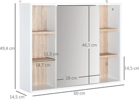 Armário Moderno – Modelo Lyon – 60x14.5x49.4 – Armazenamento Vertical