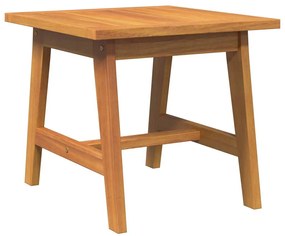 Mesa Lateral 45x45x40 cm Madeira Maciça Acácia