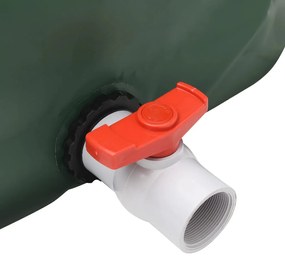 Depósito de água dobrável com torneira 100 L PVC