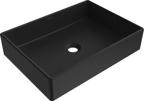 Mexen Goya lavatório de bancada 51 x 37 cm, preto mate - 22185085