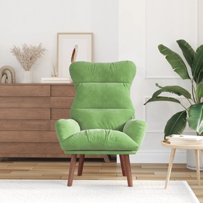 Poltrona Relaxante Velvet Verde Claro