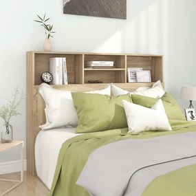 vidaXL Armário de cabeceira 140x19x103,5 cm cor carvalho sonoma