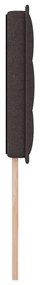 Cabeceira vidaXL Design Linhas Castanho 90 cm Tecido