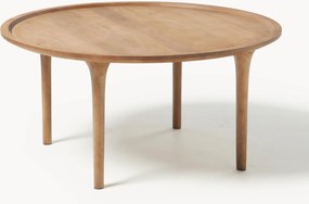 Mesa de centro redonda em madeira de manga Jeani