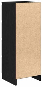 Aparador 37,5x35x99 cm derivados de madeira carvalho preto