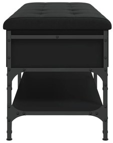 Banco sapateira 102x42x45 cm derivados de madeira preto
