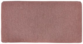 Sofá de canto 2 lugares em tecido rosa castanho à esquerda BREDA Beliani