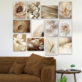 Quadro Decorativo MDF 12MDF33YS – Multicolor – 20 x 15 cm (12 Peças)