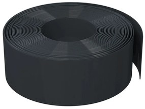 Bordas de jardim 3 pcs 10 m 20 cm polietileno preto