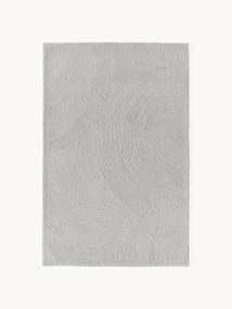 Tapete de lã artesanal de pelo curto Eleni