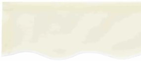 Valância de Toldo para Estrutura de 2,5 m Creme 2,3 x 0,2 m
