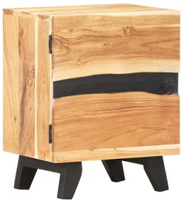 vidaXL Mesa de cabeceira 40x30x51 cm madeira de acácia maciça
