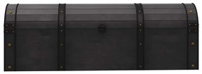 Arca para arrumação madeira maciça estilo vintage 120x30x40 cm