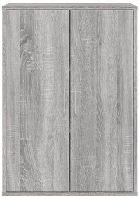 Aparador 60x31x84 cm derivados de madeira cinzento sonoma