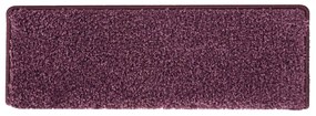 Tapete/carpete para degraus 15 pcs 65x21x4 cm roxo-escuro