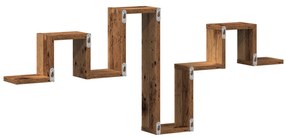 Prateleira de Parede Madeira Velha 104,5x10x43 cm Madeira de Engenhari