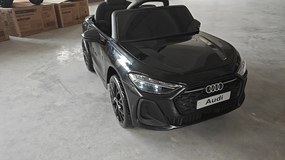 AIYAPLAY Carro Elétrico Infantil 12V Audi A5L com Telecomando, Bateria de Lítio, 2 Motores, Telecomando, Preto | Aosom Portugal