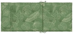 Almofadões p/ cadeira encosto alto 6 pcs tecido oxford folhas