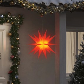 Luz de Natal com LED dobrável 57 cm vermelho