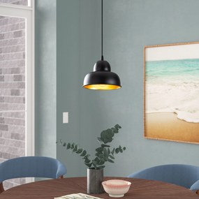 Candeeiro Chandelier Berceste – Preto – 20 x 20 cm