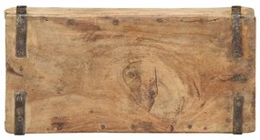 Bandejas vidaXL 4 pcs 30x15x9 cm Madeira Sólida Reciclada
