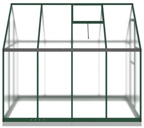 Estufa com estrutura base 224x169x202 cm alumínio verde