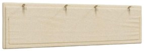 Almofadão de cabeceira 180 cm tecido creme